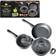 Blackmoor Home Non-Stick Cookware Set with lid 3 Parts