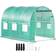 VEVOR Walk-in Tunnel Greenhouse 10x7ft Acciaio inossidabile Plastica