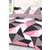 Dreamscene Geometric Print Duvet Cover White, Black, Yellow, Pink, Blue, Green, Grey (200x200cm)