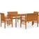 vidaXL 3058080 Ensemble repas de patio, 1 Table incluse 6 Chaises