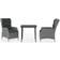vidaXL 3099667 Essgruppe, 1 Tisch einschl. 2 Stühle