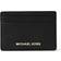 Michael Kors Pebbled Leather Card Case - Black