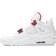 Nike Air Jordan 4 Retro M - White/University Red/Metallic Silver