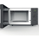 Whirlpool MCP346SL Sølv, Sort