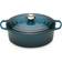 Le Creuset Deep Teal Signature Cast Iron Oval med lock 4.1 L