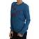 Dolce & Gabbana Blue Silk Love is Pullover Women's Sweater