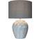 Dkd Home Decor Canvas Ceramic Bordslampa 58cm
