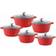 Sq Professional Nea Rossa Red Cookware Set with lid 5 Parts