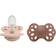 Bibs Pacifier Infinity Symmetrical Silicone Ivory/Blush Size 1 2p