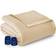 Micro Flannel Electric Heating Weight Blanket Beige (274.3x228.6cm)