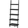 Charles Bentley Tall Wooden 5 Rung Storage Ladder Black