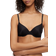 Calvin Klein Sheer Marquisette Lightly Lined Demi Bra - Black