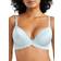 Calvin Klein Seductive Comfort Lace Push-Up Demi Bra - Palest Blue