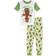 AME Sleepwear Boy's Groot Saving The World Sleep Set - Brown/Green/White