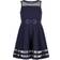 Calvin Klein Little Girl's Illusion Mesh-Hem Dress - Navy (CDFDH02Q-405)