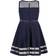 Calvin Klein Little Girl's Illusion Mesh-Hem Dress - Navy (CDFDH02Q-405)