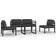 vidaXL 3107788 Lounge-Set, 1 Tisch einschl. 4 Sofas