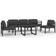 vidaXL 3107791 Lounge-Set, 1 Tisch einschl. 5 Sofas