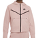 Nike Girl's Tech Fleece Full-Zip Hoodie - Pink Oxford/Black (CZ2570-601)