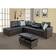 Devion Furniture Sectional Sofa 99.5" 4 Seater