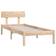 vidaXL Bed Frame Solid Pine 70cm Sängram 100x200cm