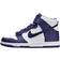 Nike Dunk High GS - White/Electro Purple/Midnight Navy