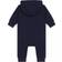 HUGO BOSS Baby Hooded Overalls with Logo Details - Dark Blue