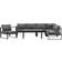 Venture Design Texas Loungesæt, 1 borde inkl. 1 stole & 4 sofaer