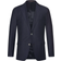 Oscar Jacobson Regular Fit Herringbone Pattern Blazer - Dark Blue