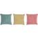 Dkd Home Decor Fringe Complete Decoration Pillows Yellow, Green, Pink (45x45cm)