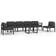 vidaXL 3107794 Loungesæt, 1 borde inkl. 6 sofaer