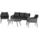 Venture Design Spoga Lounge-Set, 1 Tisch einschl. 2 Stühle & 1 Sofas