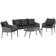 Venture Design Spoga Loungesæt, 1 borde inkl. 2 stole & 1 sofaer