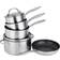 Prestige Scratch Guard Stainless Steel Cookware Set with lid 5 Parts