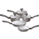 Prestige Earth Set di pentole con coperchio 5 Parti