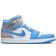 NIKE Air Jordan 1 Mid SE - White/University Blue/Grey