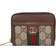 Gucci Ophidia GG-Supreme Zip Around Wallet - Beige/Ebony