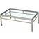 Dkd Home Decor Crystal Steel Silver Small Table 60x110cm