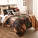 Donna Sharp Bear Cabin Bedspread Brown (264.2x243.8cm)