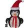 Star Trading Tecid Pingvin Julelampe 70cm