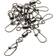 Kinetic Crane Swivel W/Dual Snap #4 10-pack