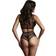 Le Désir Fishnet Key-Hole BH-set Svart One Size