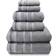 Rapport Luxury Berkley Bath Towel Silver (100x50cm)