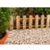 Forest Garden Fence Style Border Edging 115x28cm