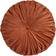 Saro Lifestyle 14" Velvet Pin Tuck Rust Complete Decoration Pillows Orange (35.6x35.6cm)