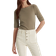 Lauren Ralph Lauren Cotton Boatneck Top - Muted Moss