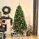 Homcom Pre-Lit Artificial Green Christmas Tree 180cm