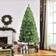 Homcom Frost Artificial Green/White Christmas Tree 210cm