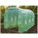 Vounot Polythene Greenhouse 6m² Rustfrit stål Plast