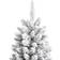 vidaXL Flocked Snow Green /White Christmas Tree 120cm